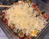 Une image de l'étape 24 de Gratin de légumes multicolores au lard, emmental et persil.