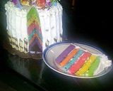 Foto langkah ke 3 dari resep Rainbow cake ala mama vey.