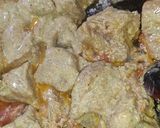 A picture of step 3 of Afghani Malai Boti Karahi.