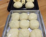 Foto langkah ke 9 dari resep Roti Sobek / Roti Manis / Burger Bun resep anti gagal! cepat kalis.