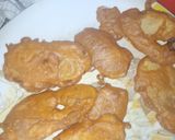 A picture of step 6 of Alu ky Pakory.