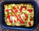 Foto del paso 5 de la receta: Pastel de BERENJENA y zuccini, relleno de tofu #caminodesabores