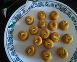 A picture of step 4 of Mango Kesar Peda.
