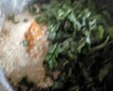 A picture of step 1 of Missi flour methi paratha.