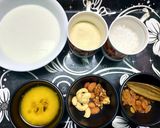 A picture of step 1 of Shahi Sooji Halwa.