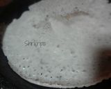 A picture of step 4 of Neer Dosa.