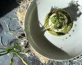 A picture of step 1 of Spring burrata salad.