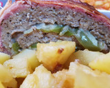 Foto del paso 17 de la receta: Rollo de carne picada y bacon, con patata cocida!😋🍴