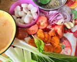 Gambar langkah 1 resipi 👩🍳 Sawi Putih Masak Bening.