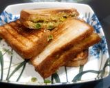 A picture of step 4 of Grilled veg sandwich.