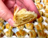A picture of step 10 of Petite Chocolate & Peanut Butter Croissants.