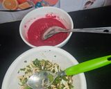 A picture of step 3 of Healthy beetroot chilla(weight loss dish).