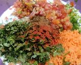 A picture of step 4 of Veg Rice Pancake.