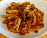 Foto del paso 10 de la receta Macarrones con setas, berenjenas y pollo