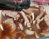 A picture of step 4 of My Gorgeous Braising Steak and onion in Gravy.