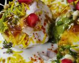A picture of step 4 of Dahi Puri Chaat(No Fire).