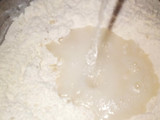 Pizza masa batida de queso