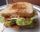 Foto del paso 13 de la receta: Sándwich🍞🌶 de pollo🍗 asado y salsa de ajo🌰