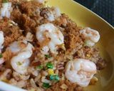 Foto langkah ke 2 dari resep Nasi Goreng Abon Sapi & Udang Gurih.