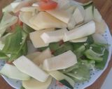 Foto del paso 1 de la receta Fritada de verduras al vino de Rueda
