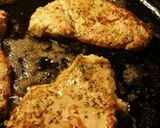A picture of step 2 of Smothered chicken.