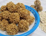 A picture of step 5 of Pop Rice Ladu.