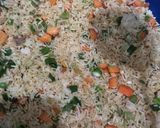 A picture of step 5 of Whole chicken stuffed with rice.