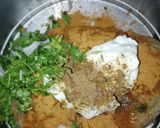 A picture of step 2 of Mutton kabab (kaccha keema kabab).