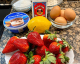 Foto del paso 1 de la receta: Pastel de queso mascarpone y fresas