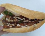 Hình bước làm 6 của món Bánh Mì Xá Xíu (sử dụng gói xá xíu)