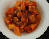 A picture of step 2 of Sweet Papaya Chaat.