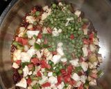 A picture of step 3 of Vegetable khichdi.