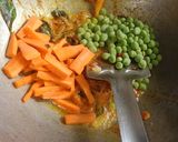 A picture of step 3 of Kerela Vegetable Moilee.