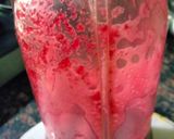 A picture of step 1 of Beetroot khandvi.