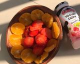 Foto langkah ke 1 dari resep YOSTRORUK (Yogurt Strawberry Jeruk).