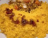Une image de l'étape 5 de Coucous de maïs et de riz +,salade d'hibiscus blanc.