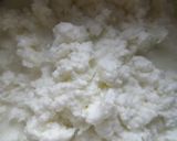 A picture of step 1 of Arrowroot mix thalipeeth with white butter.