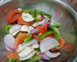 शाकाहारी ब्रेड पिज्ज़ा रेसिपी चरण 1 फोटो
