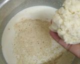 A picture of step 2 of Mawa milk.