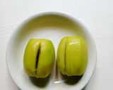 Foto langkah ke 1 dari resep Puding Susu Jeruk Kiwi.