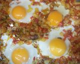 عکس مرحله 4 از دستور املت فلفل دلمه ای