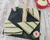 Une image de l'étape 6 de Club sandwich au concombre - mousse de jambon.