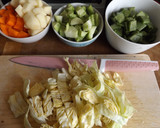Foto del paso 1 de la receta: Crema de verduras variadas con leche evaporada y condimentos