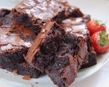 Foto langkah ke 5 dari resep Gluten Free Brownies (pakai Tepung Maizena).