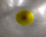 A picture of step 1 of Aachari karela.