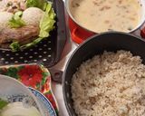 Rizses 🍅🥒🫑🥕🧄Tejszínes csirkemelles Stroganoff 🥗ropogós zöldségekkel🫑🥒🫛🥕🍅 recept fázis 3 fotója