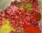 A picture of step 1 of Tandoori veg momos.