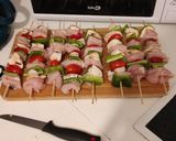 Foto del paso 2 de la receta Brochetas de pollo con verduras