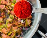 A picture of step 6 of Fig Chutney.