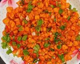 A picture of step 5 of Masala crispy corn.